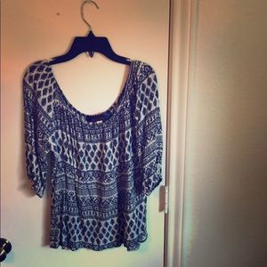 Blue Rain Blouse